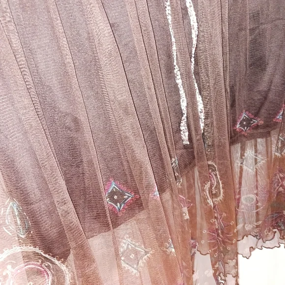 ❌️SOLD❌️ NWT lapis flowy skirt women's small - Picture 12 of 13